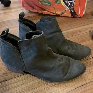 DONATING SOON: Suede Green Booties